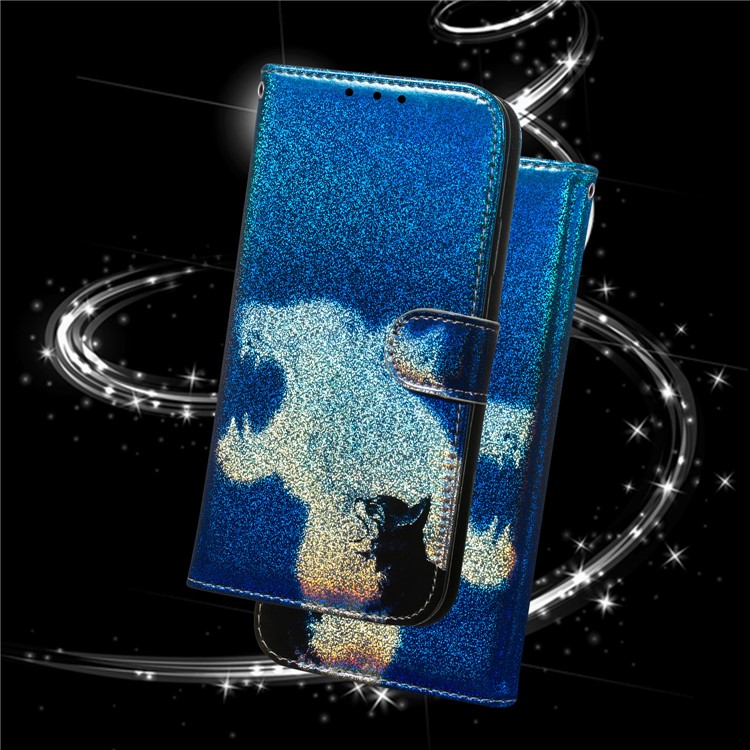 Pattern Printing Magnetic Leather Wallet Case for Google Pixel 4 XL - Cat-9