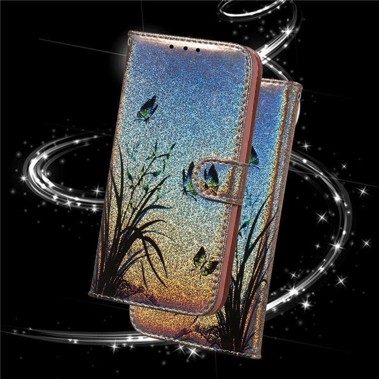 Pattern Printing Cell Phone Leather Wallet Case for Google Pixel 4 - Butterflies-9