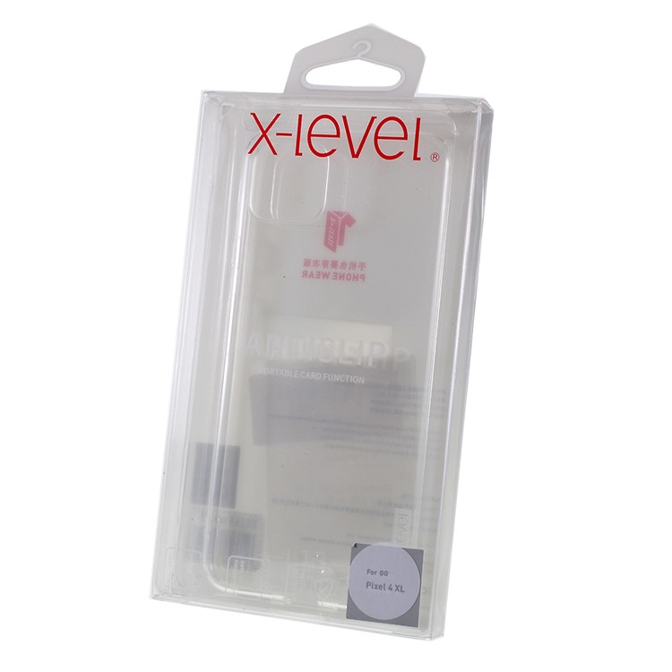 X-LEVEL Anti-skid Clear TPU Gel Phone Shell for Google Pixel 4 XL-6