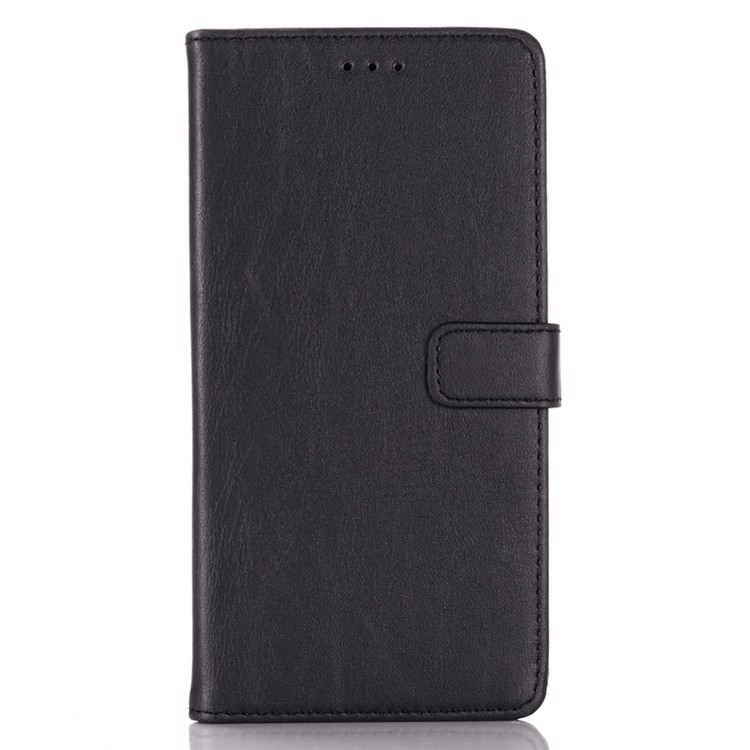 Custodia A Portafoglio In Pelle Vintage Cavallo Pazzo Per Google Pixel 4 XL - Nero-1