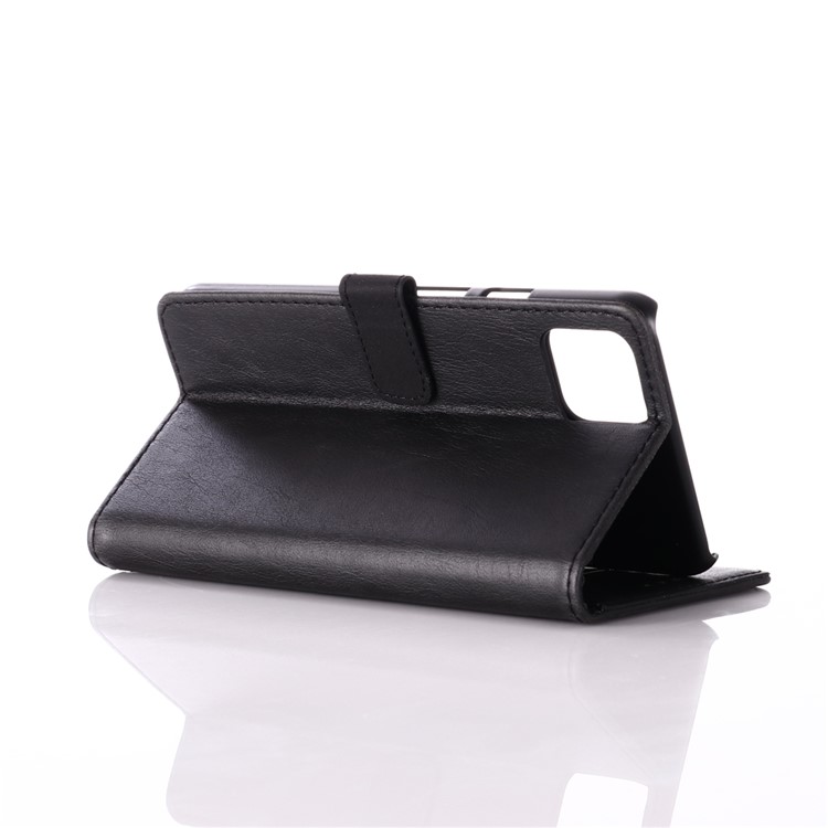 Custodia A Portafoglio In Pelle Vintage Cavallo Pazzo Per Google Pixel 4 XL - Nero-4