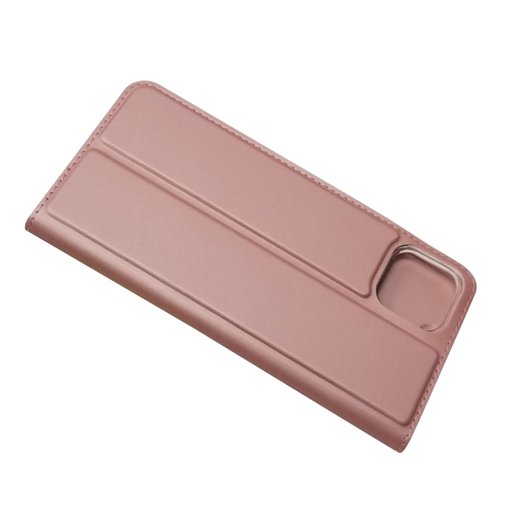 Magnetic Closure Leather Card Holder Phone Case for Google Pixel 4 XL - Rose Gold-7