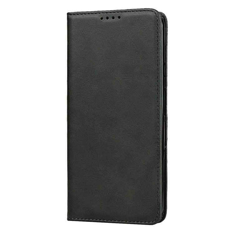 Auto-absorbed Leather Wallet Stand Phone Casing for Google Pixel 4 XL - Black-2