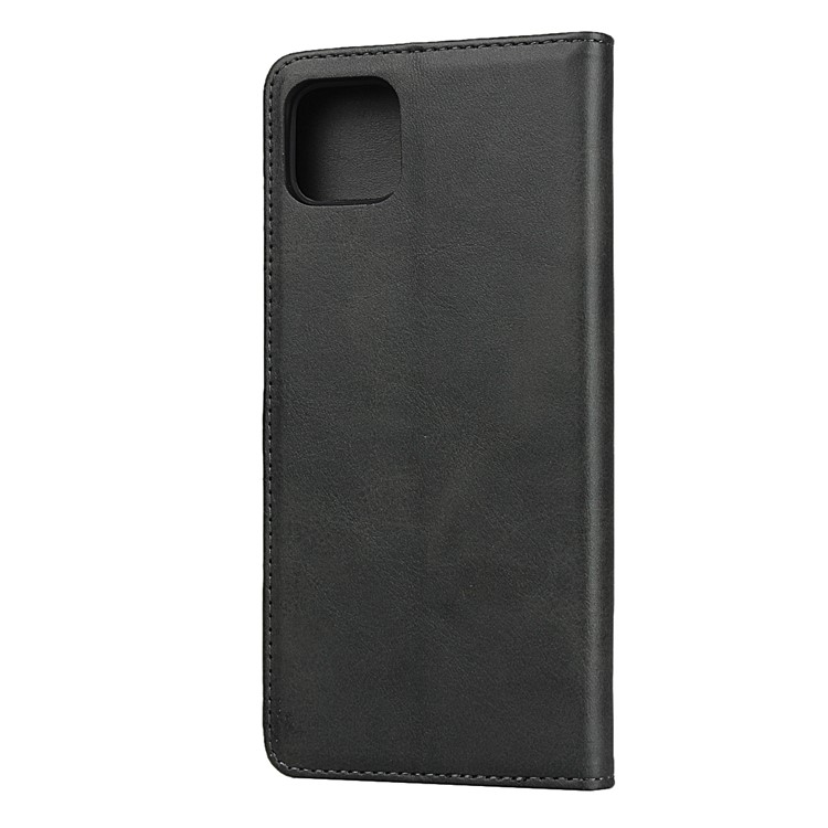 Auto-absorbed Leather Wallet Stand Phone Casing for Google Pixel 4 XL - Black-3