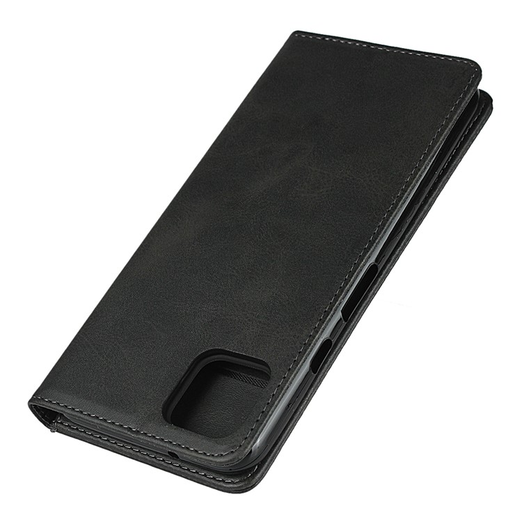 Auto-absorbed Leather Wallet Stand Phone Casing for Google Pixel 4 XL - Black-6