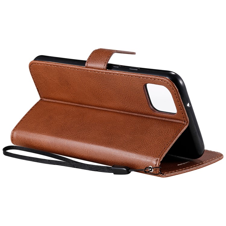 Wallet Leather Stand Case for Google Pixel 4 XL - Brown-8