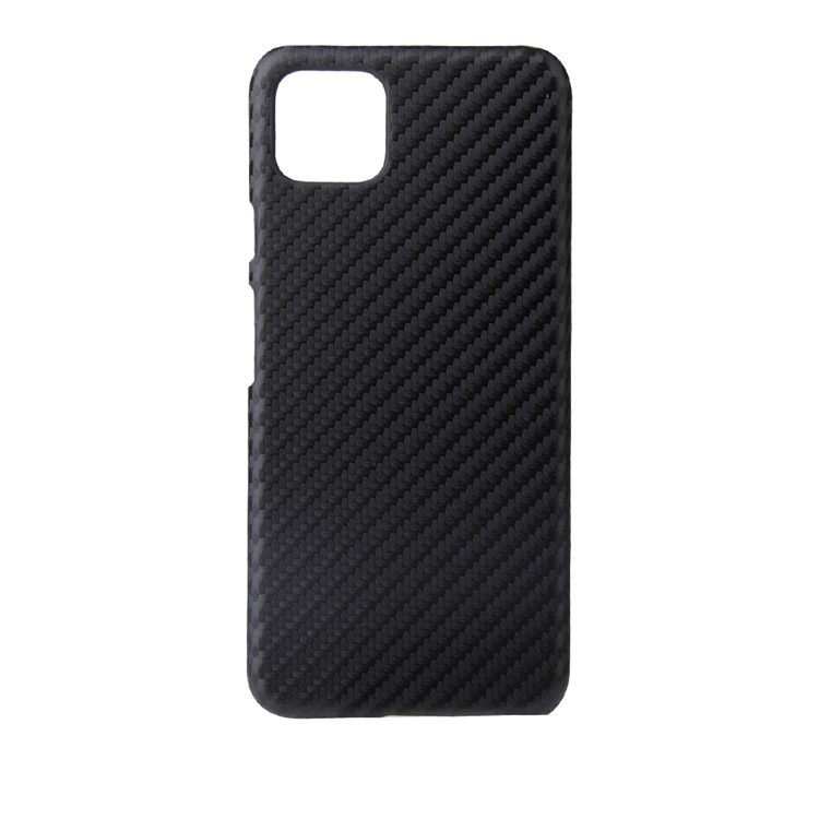 PU Leather Coated Hard Protective Case for Google Pixel 4 XL - Carbon Fiber-1