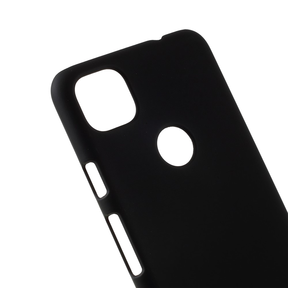 Rubberized Hard PC Case for Google Pixel 4a - Black-4