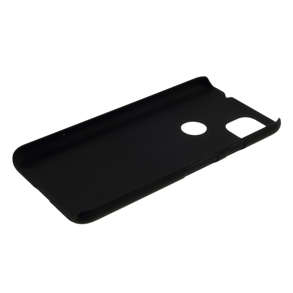 Rubberized Hard PC Case for Google Pixel 4a - Black-7