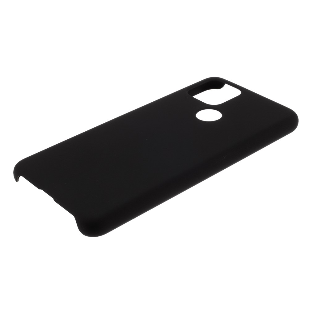 Rubberized Hard PC Case for Google Pixel 5 XL - Black-5