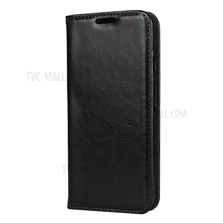 Crazy Horse Leather Wallet Stand Case for Google Pixel 4 XL - Black-2