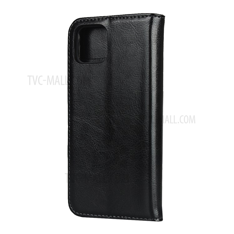 Crazy Horse Wallet Leather Stand Case for Google Pixel 4 - Black-3