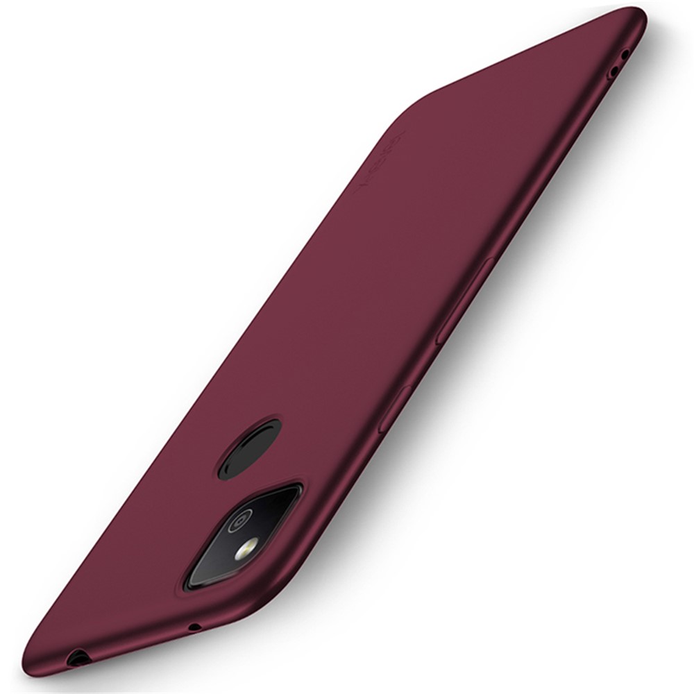X-LEVEL Guardian Series Matte TPU Soft Phone Cover for Google Pixel 4a - Wine Red-1