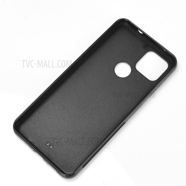 PC + TPU Hybrid Case PU Leather Coated Phone Cover for Google Pixel 4a 5G - Black-3