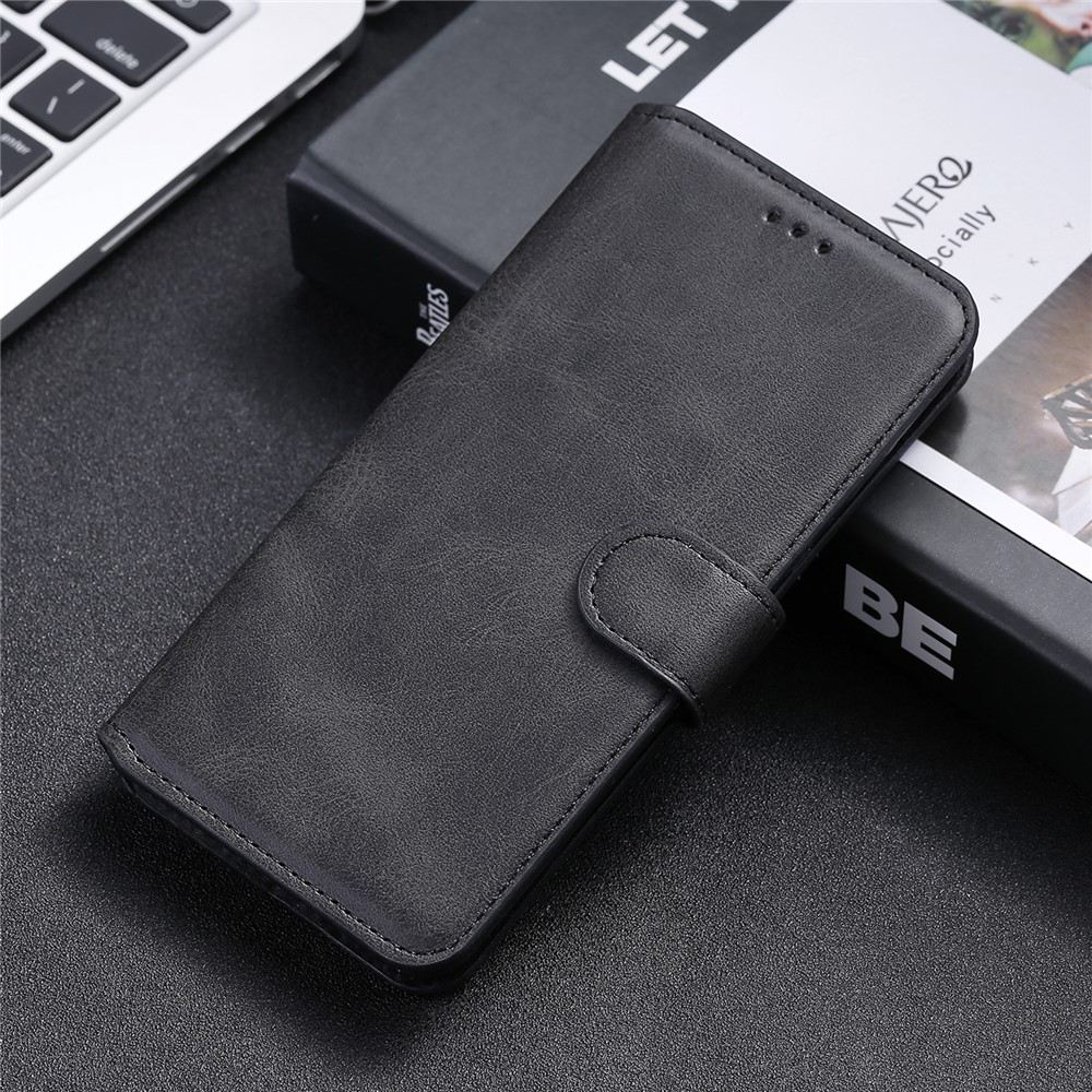 Classic Style Wallet Stand Flip Leather Phone Case for Google Pixel 5 - Black-11