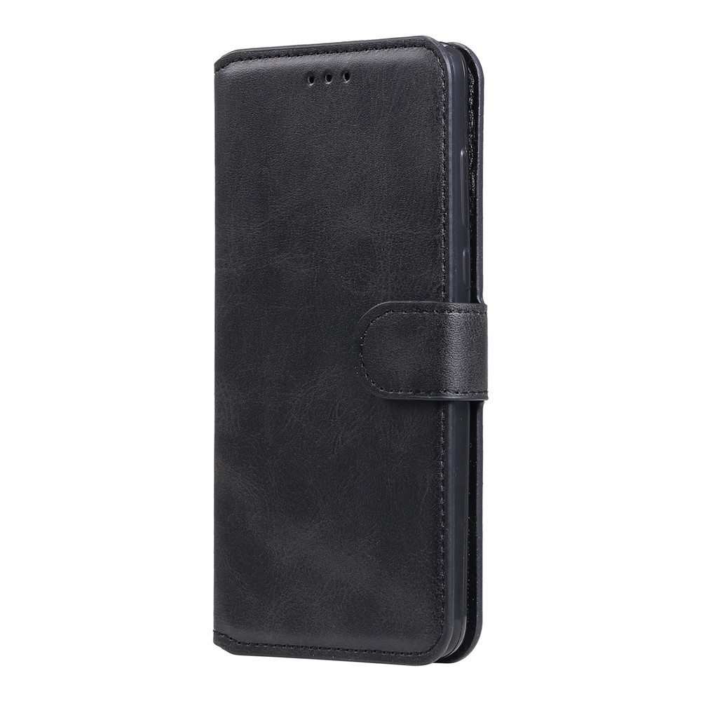 Classic Style Wallet Stand Flip Leather Phone Case for Google Pixel 5 - Black-5