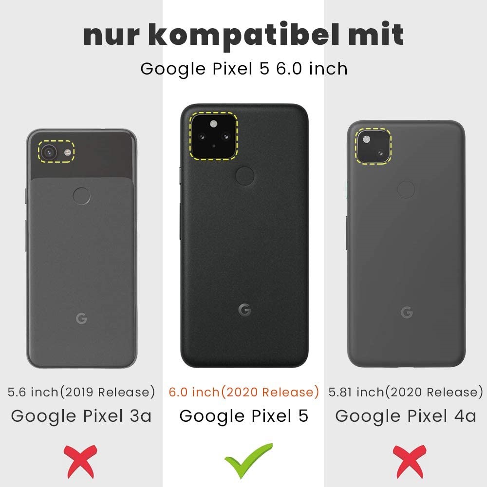 High Quality Anti-fingerprint Ultra Clear Soft TPU Phone Casing for Google Pixel 5-3