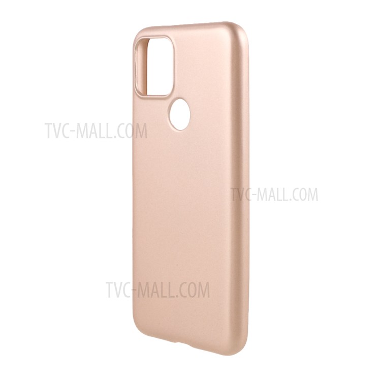Guardian Series Matte TPU Phone Case for Google Pixel 4a 5G - Rose Gold-2