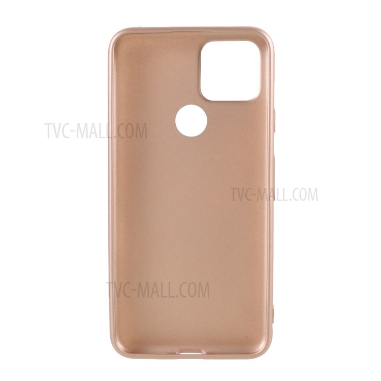 Guardian Series Matte TPU Phone Case for Google Pixel 4a 5G - Rose Gold-3