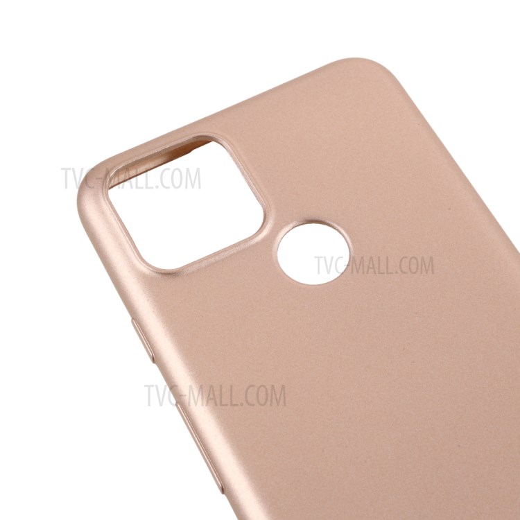 Guardian Series Matte TPU Phone Case for Google Pixel 4a 5G - Rose Gold-8
