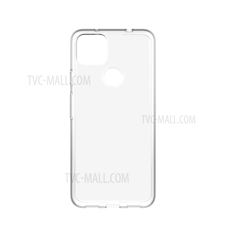 10Pcs/Pack Flexible TPU Cover Case Watermark Resistant Phone Protector Shell for Google Pixel 5a-5