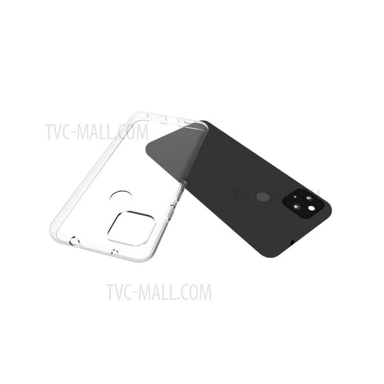 10Pcs/Pack Flexible TPU Cover Case Watermark Resistant Phone Protector Shell for Google Pixel 5a-6