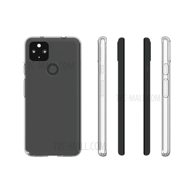 10Pcs/Pack Flexible TPU Cover Case Watermark Resistant Phone Protector Shell for Google Pixel 5a-7
