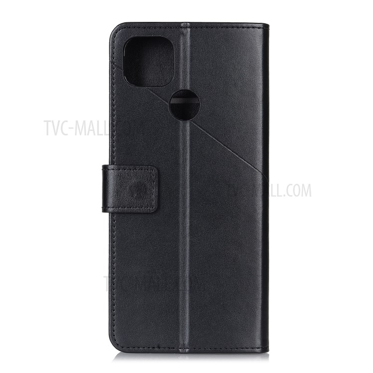 Magnetic Clasp Wallet Design Full-Protection Leather Stand Phone Cover Case for Google Pixel 5a - Black-3