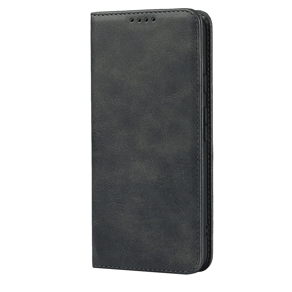 Auto-absorbed Wallet Leather Stand Case for Google Pixel 5a 5G - Black-2