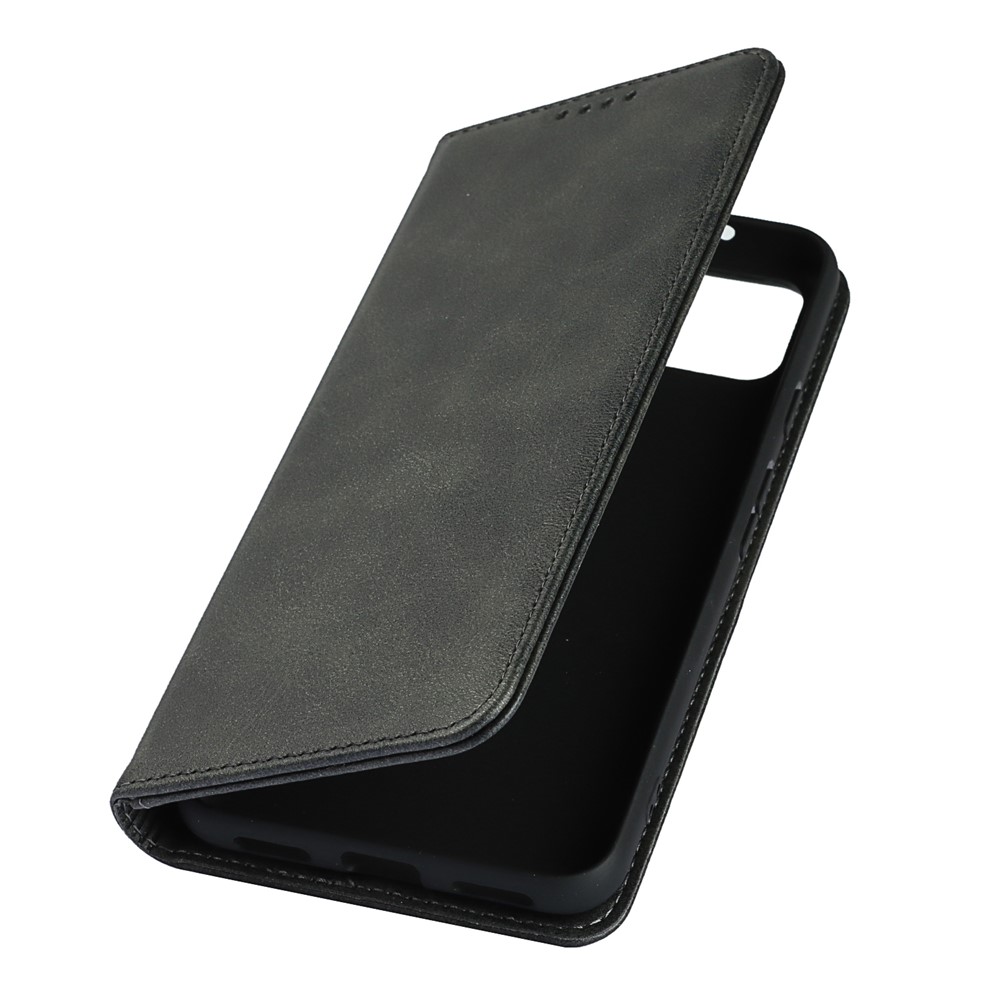 Auto-absorbed Wallet Leather Stand Case for Google Pixel 5a 5G - Black-7