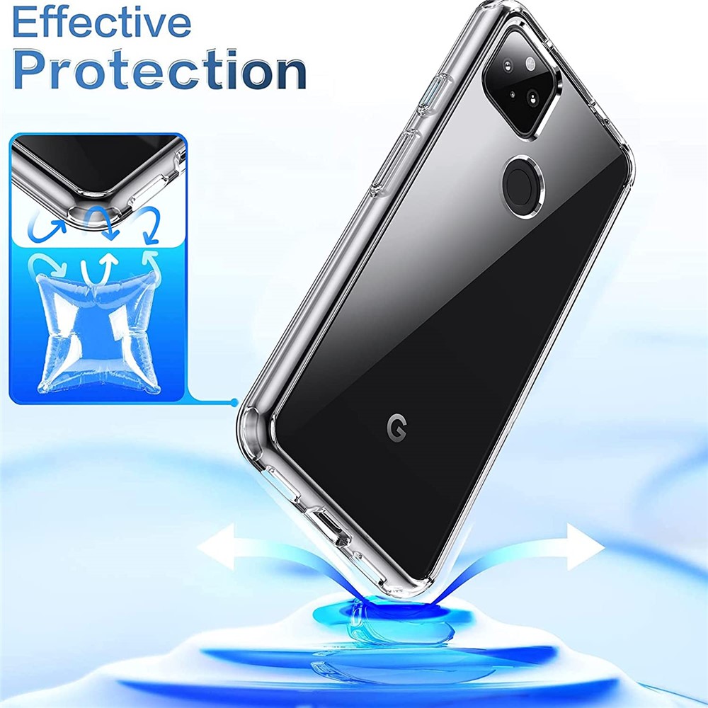 Ultra Clear Anti-fingerprint Flexible TPU Phone Case Protector Cover for Google Pixel 4a 5G-4