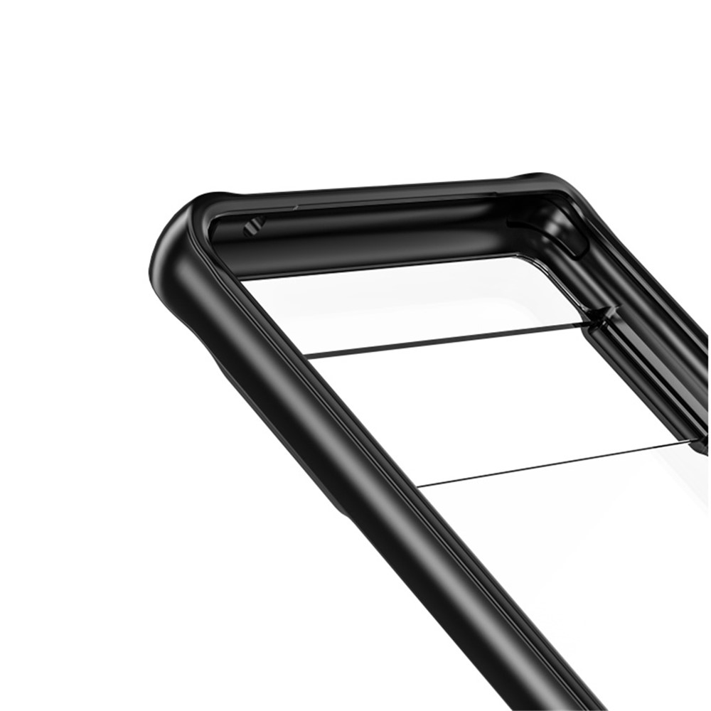 Clear Acrylic Back + Soft TPU Frame Anti-scratch Shockproof Phone Case Cover for Google Pixel 6 Pro-4