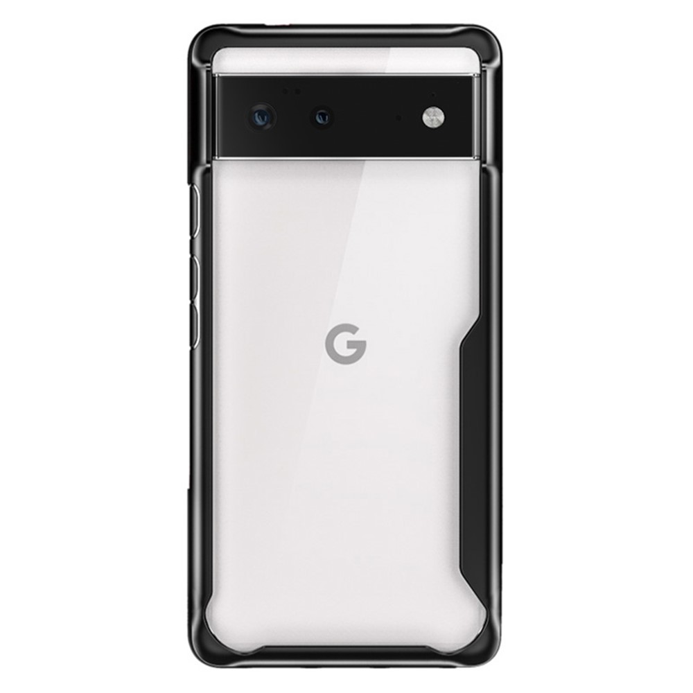 Clear Acrylic Back + Soft TPU Frame Anti-drop Light Slim Phone Case Cover for Google Pixel 6-1