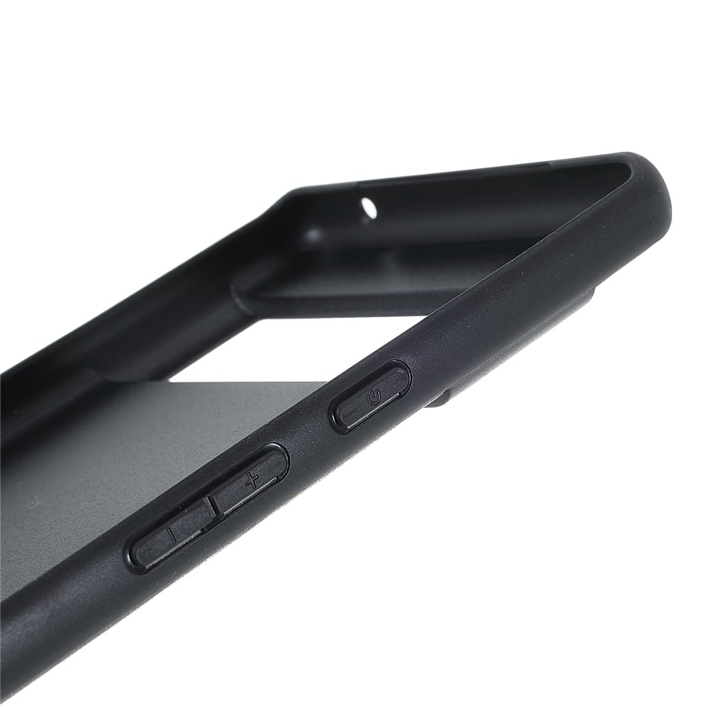 X-LEVEL Vintage Style Light Slim PU Leather Coated TPU Protective Cover Shell for Google Pixel 6 Pro - Black-8