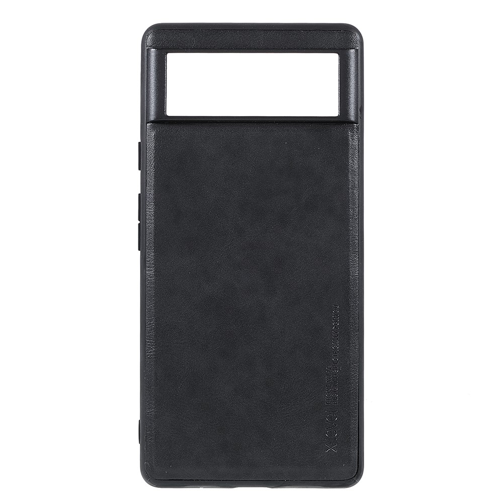 X-LEVEL Vintage Style Scratch-resistant PU Leather Coated TPU Durable Protective Cover for Google Pixel 6 - Black-1