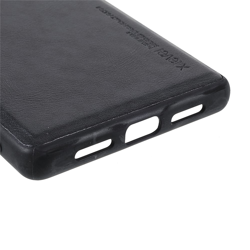 X-LEVEL Vintage Style Scratch-resistant PU Leather Coated TPU Durable Protective Cover for Google Pixel 6 - Black-5