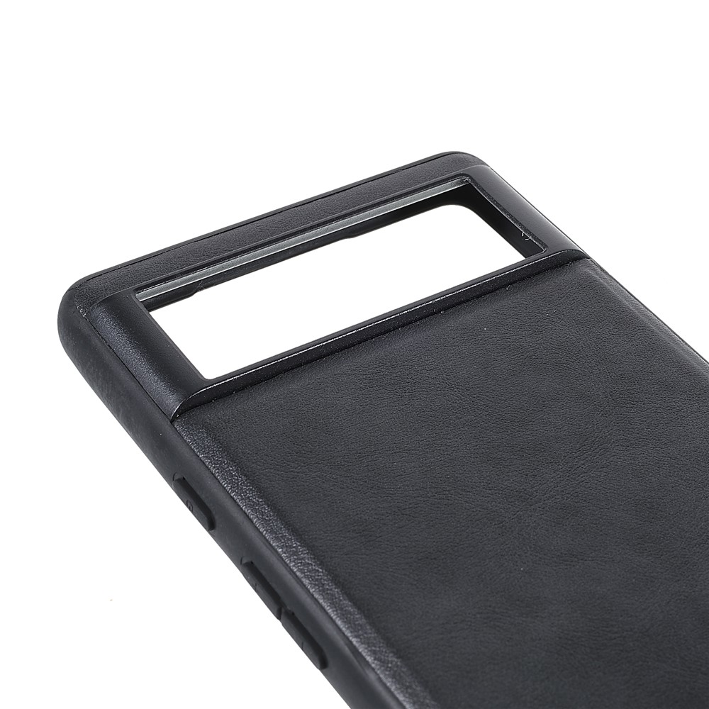 X-LEVEL Vintage Style Scratch-resistant PU Leather Coated TPU Durable Protective Cover for Google Pixel 6 - Black-6