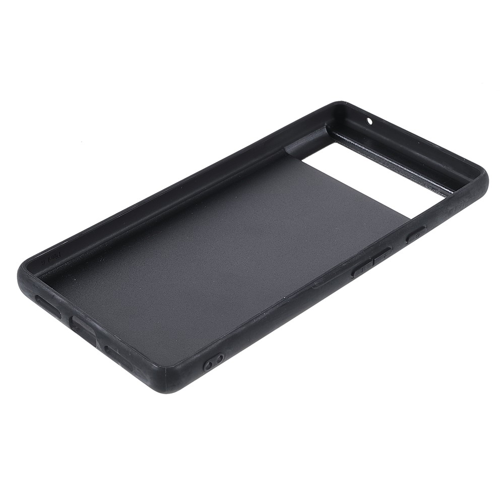X-LEVEL Vintage Style Scratch-resistant PU Leather Coated TPU Durable Protective Cover for Google Pixel 6 - Black-7