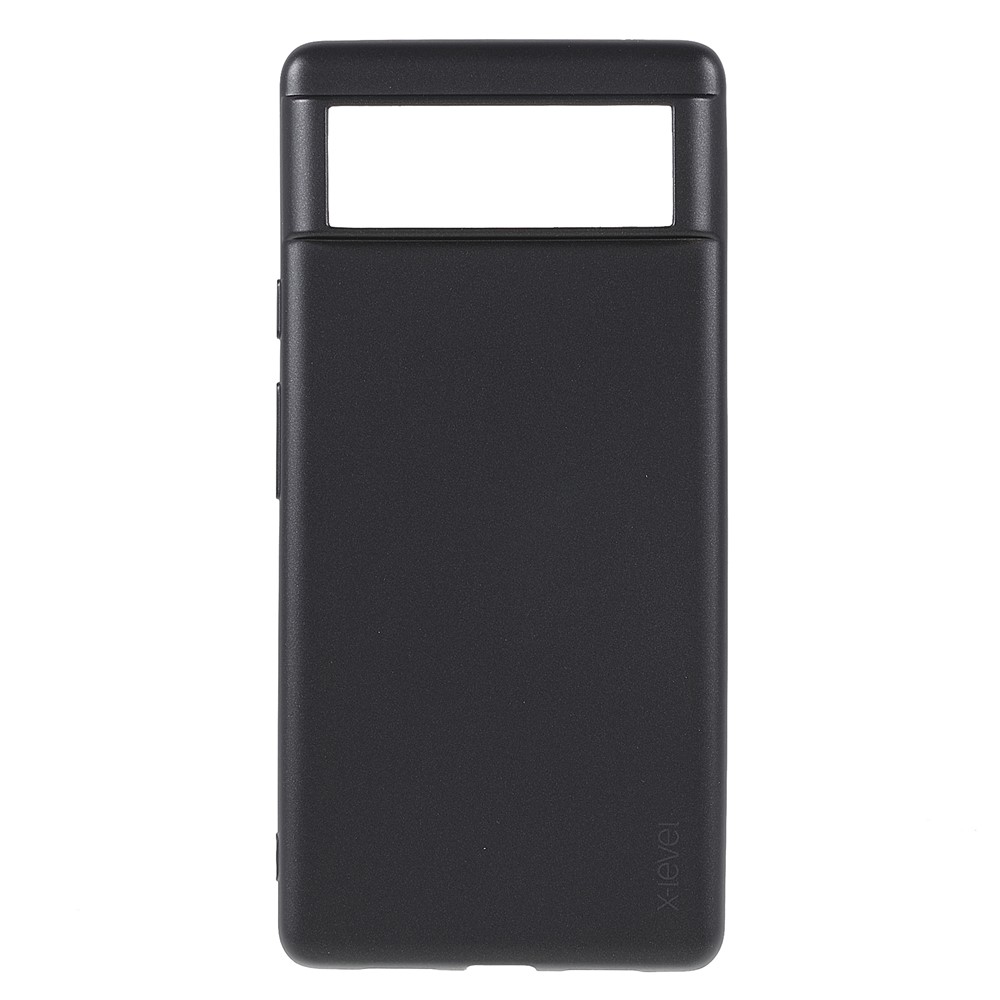 X-LEVEL Guardian Series Matte TPU Thin Light Anti-fingerprint Skin-friendly Protective Case for Google Pixel 6 - Black-1