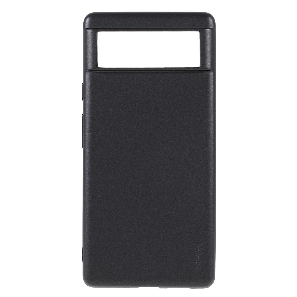 Serie de Guardian X-level TPU Matte TPU Flin Light Anti-fingerprint Case de Protección Amigable Para la Piel Para Google Pixel 6 - Negro