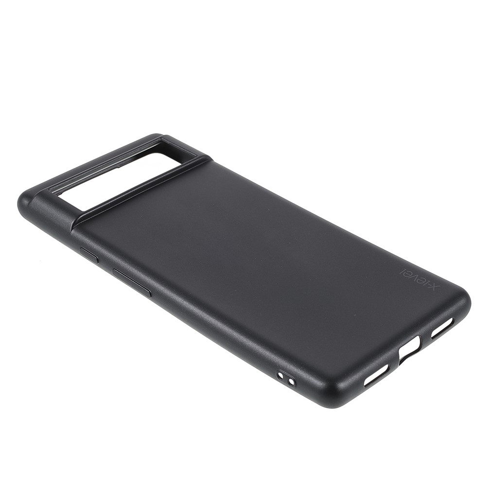 Serie de Guardian X-level TPU Matte TPU Flin Light Anti-fingerprint Case de Protección Amigable Para la Piel Para Google Pixel 6 - Negro