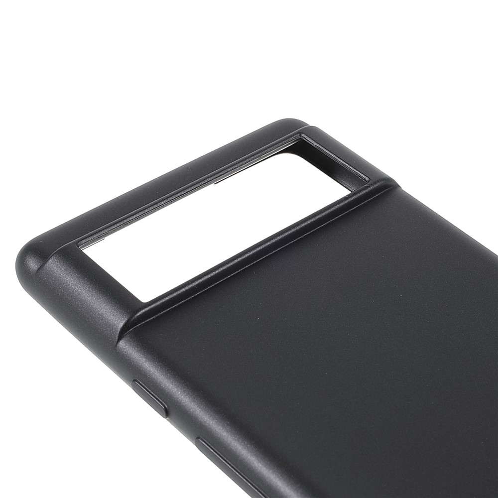 Série de Guardiões do Nível x Matte TPU Fino Luz Antifingrint Caso de Proteção Acelente Para o Google Pixel 6 - Preto-6