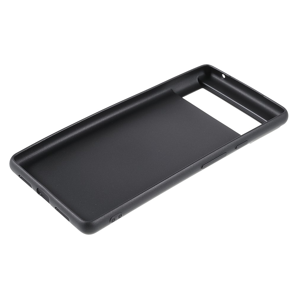 Serie de Guardian X-level TPU Matte TPU Flin Light Anti-fingerprint Case de Protección Amigable Para la Piel Para Google Pixel 6 - Negro