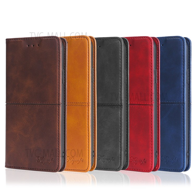 Card Slots Design Anti-fall Anti-shock Auto-absorbed Magnetic Closing Leather Phone Case with Stand for Google Pixel 6 - Dark Brown-8