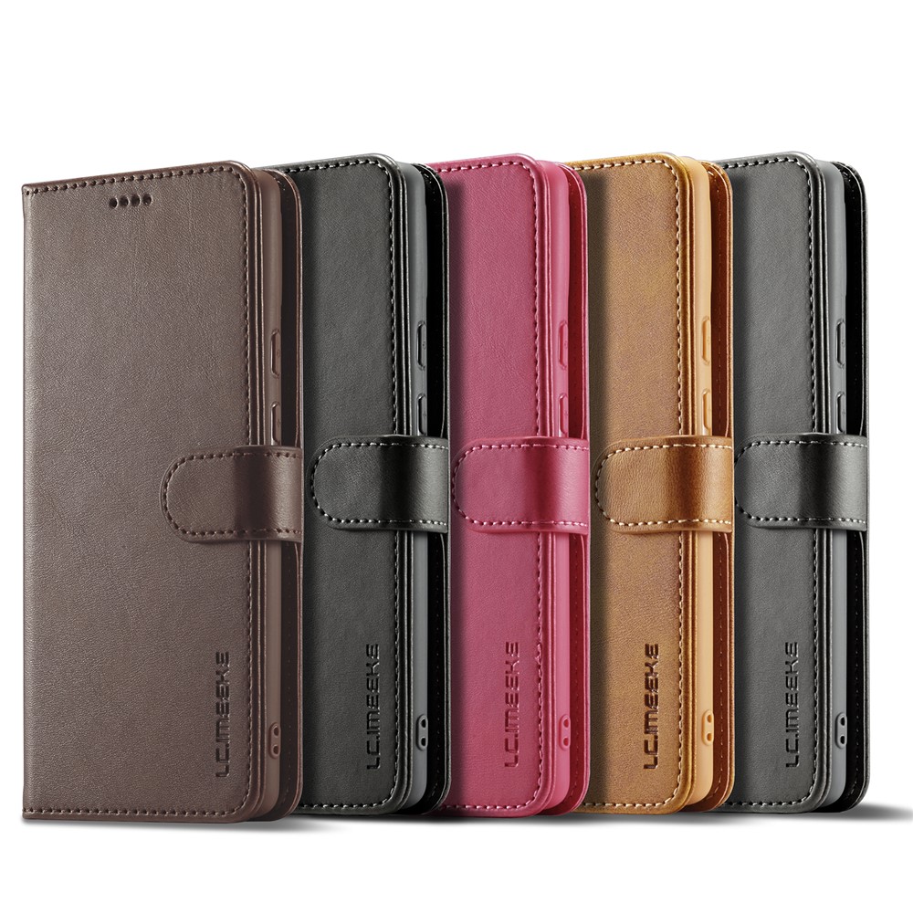 LC.IMEEKE Folio Stand PU Leather Wallet Flip Protective Phone Case Cover for Google Pixel 6 Pro - Black-10