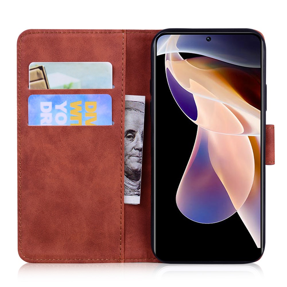 Tiger Imprinted PU Leather Phone Flip Case Cover with Wallet Stand for Google Pixel 6 Pro - Brown-4
