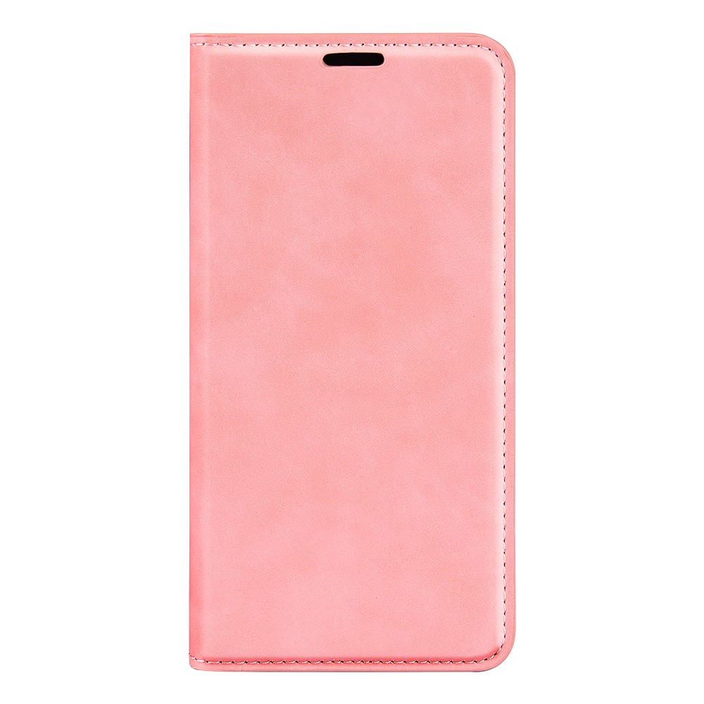 For Google Pixel 6a Wallet Design Mobile Phone Cover Shell TPU and PU Leather Phone Case with Supporting Stand - Pink-2
