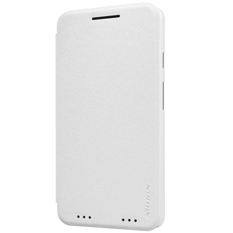 NILLKIN Sparkle Series Leather Folio Cover for Motorola Moto X Force X3 - White-3