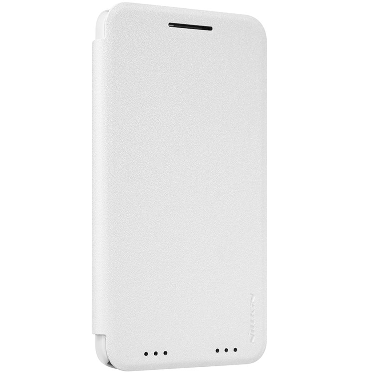 NILLKIN Sparkle Series Leather Folio Cover for Motorola Moto X Force X3 - White-4
