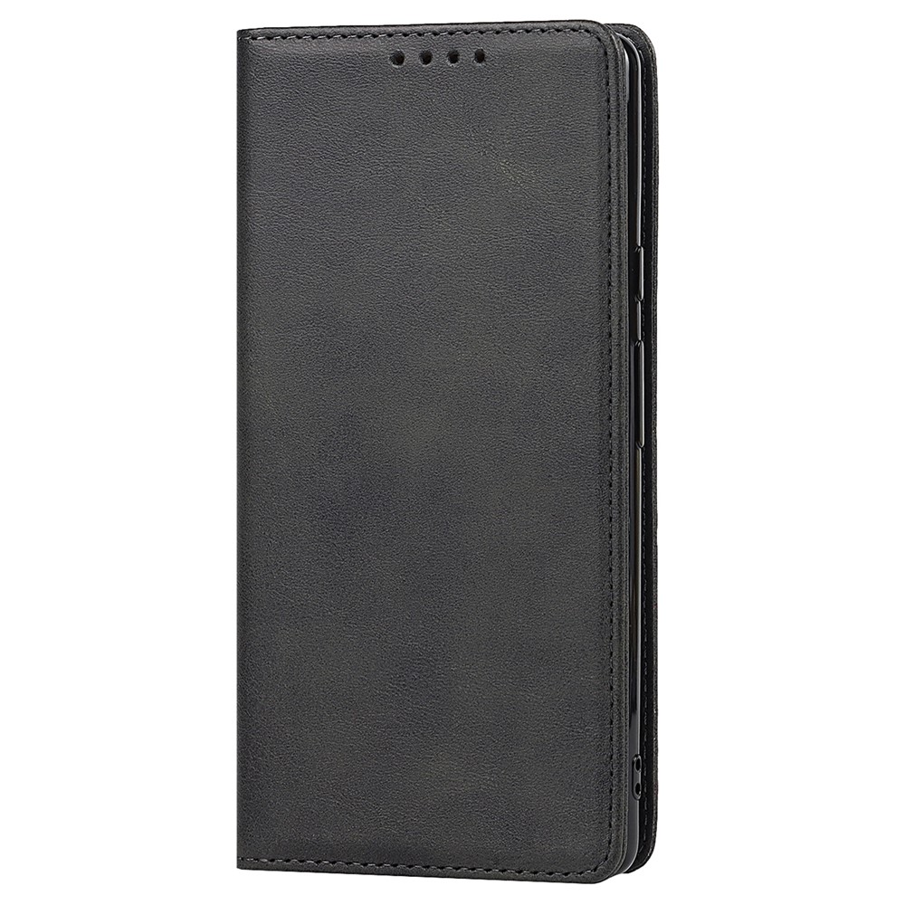 For Google Pixel 6 Wallet Stand Function Drop-proof Auto-absorbed TPU+PU Leather Phone Cover Case - Black-2